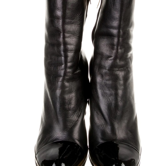 Yves Saint Laurent Leather Boots - Picture 3 of 5